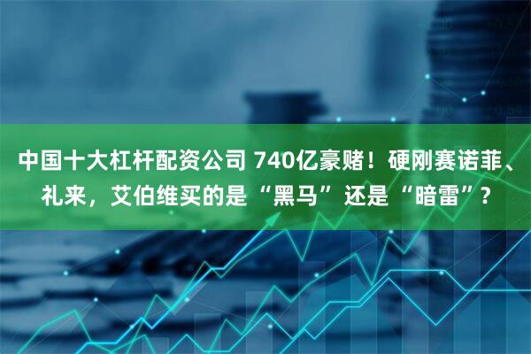 中国十大杠杆配资公司 740亿豪赌！硬刚赛诺菲、礼来，艾伯维买的是 “黑马” 还是 “暗雷”？